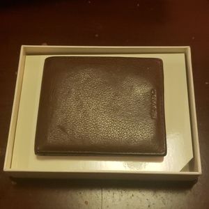 Coach Brown Leather Wallet